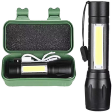 Mini linterna táctica portátil LED USB